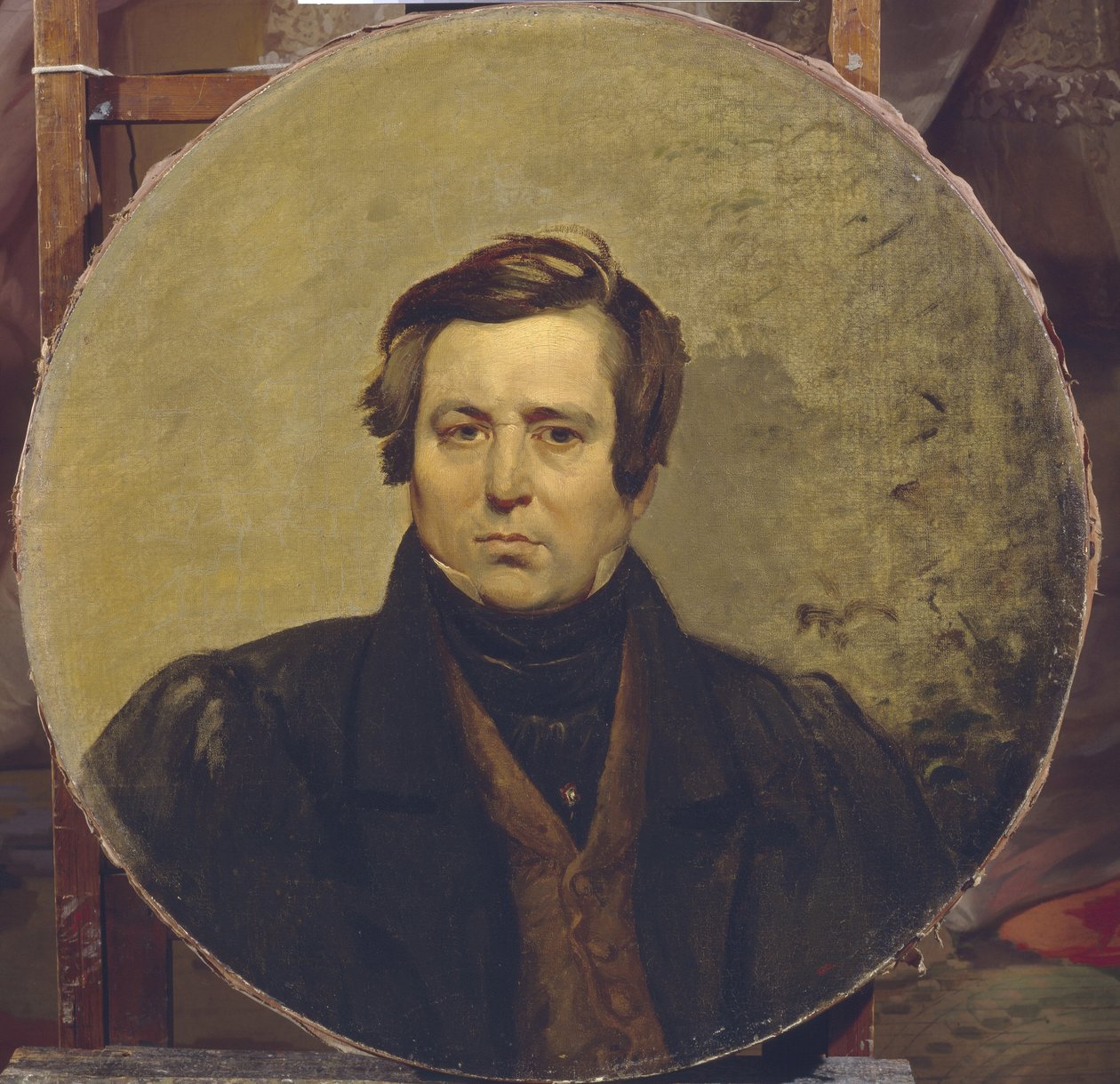 Porträtt av författaren Vasily Ivanovich Orlov 1792-1860, 1836 av Karl Pavlovich Bryullov