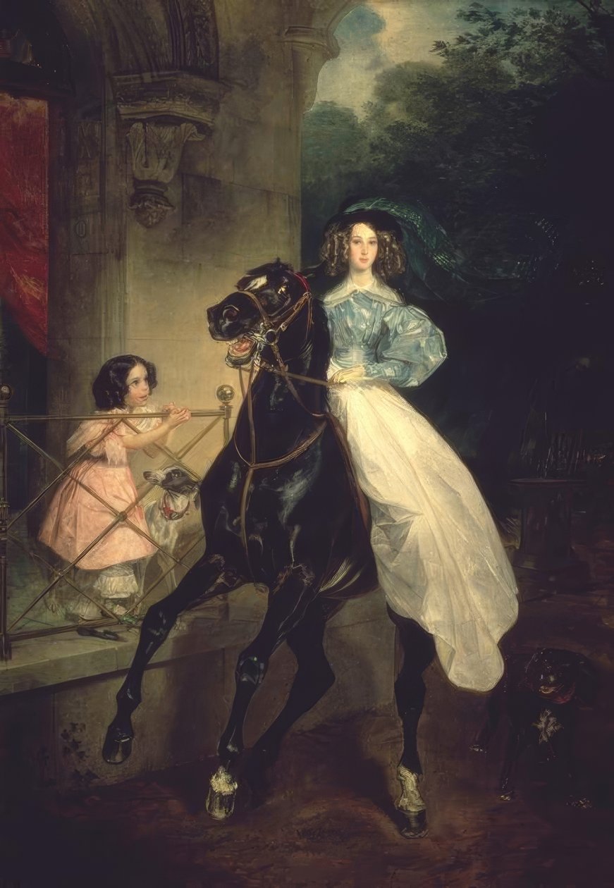 Ryttare av Karl Pavlovich Bryullov