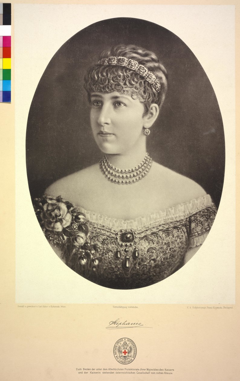 Kronprinsessan av Österrike Stephanie av Karl Ritter Von Kobierski