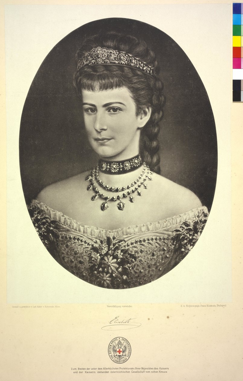 Kejsarinnan av Österrike Elisabeth av Karl Ritter Von Kobierski