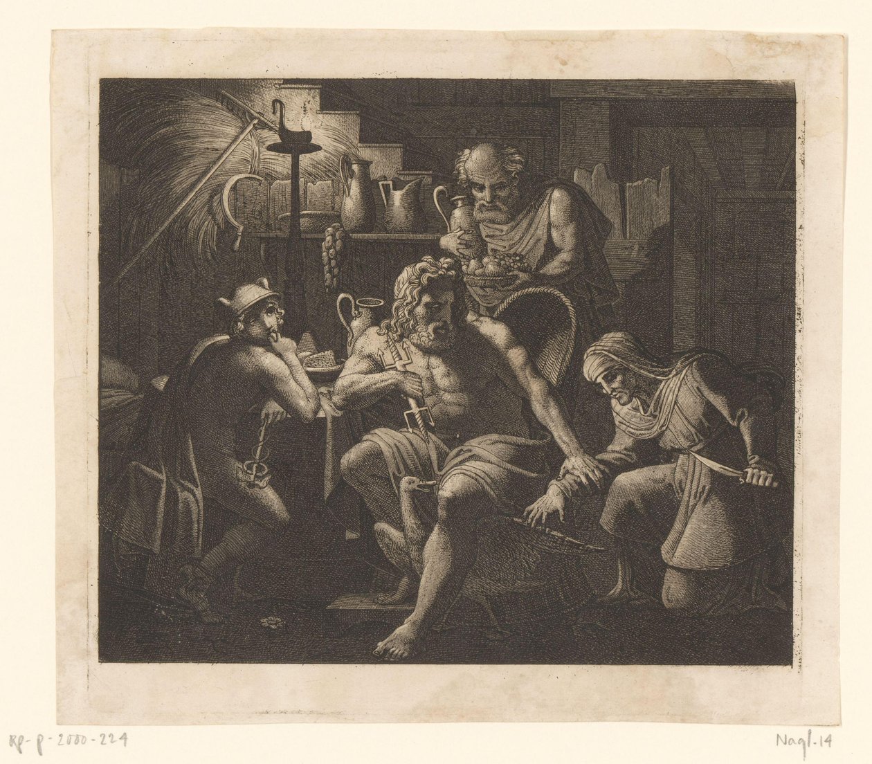 Jupiter och Merkurius med Filemon och Baucis Idéer (serietitel) av Karl Russ