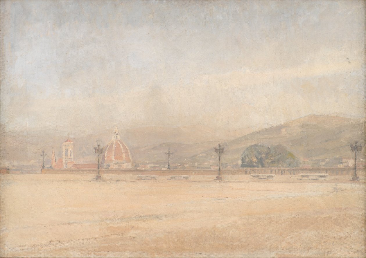 Piazzale Michelangelo nära Florens av Karl Schou