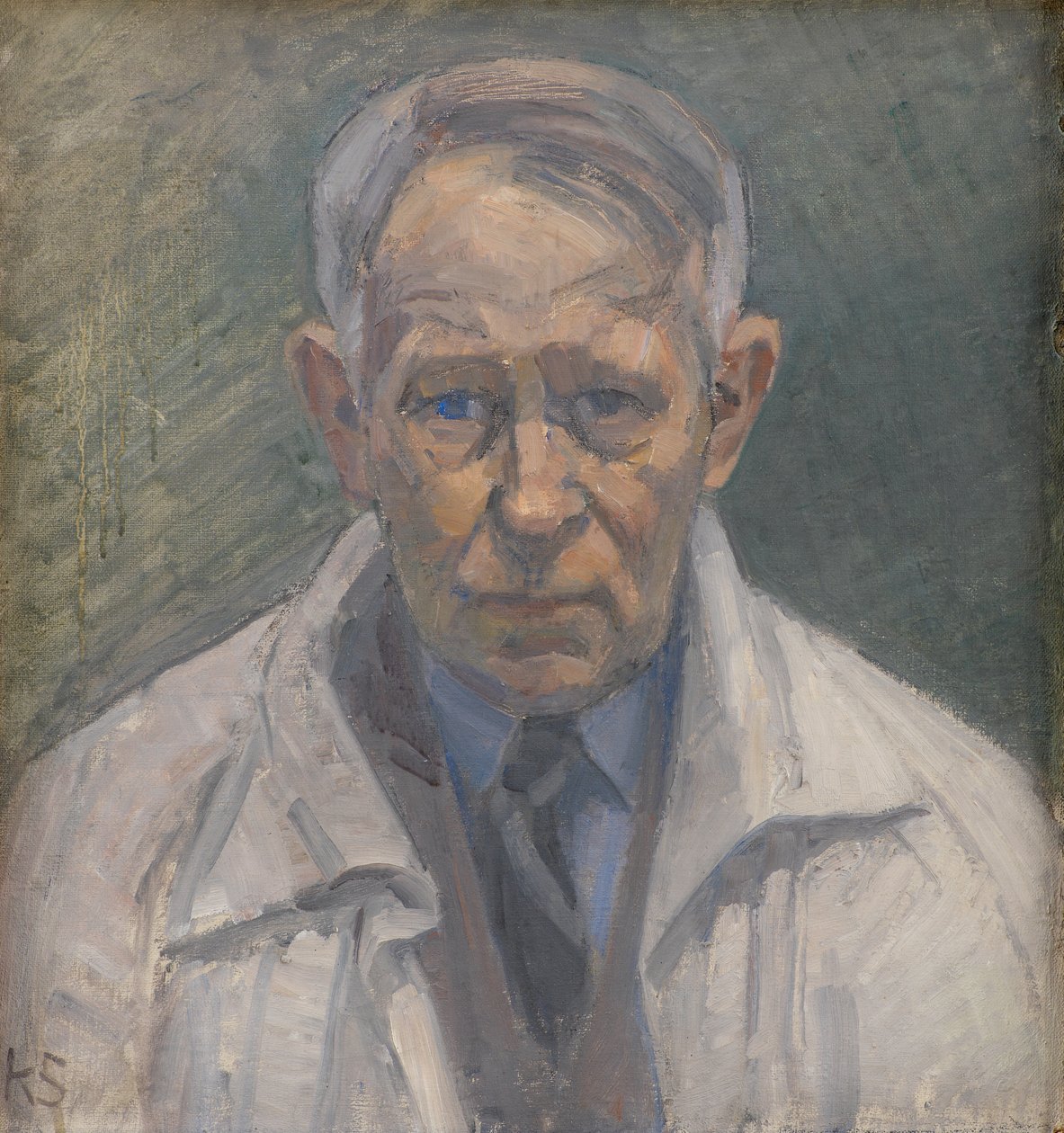 Självporträtt av Karl Schou