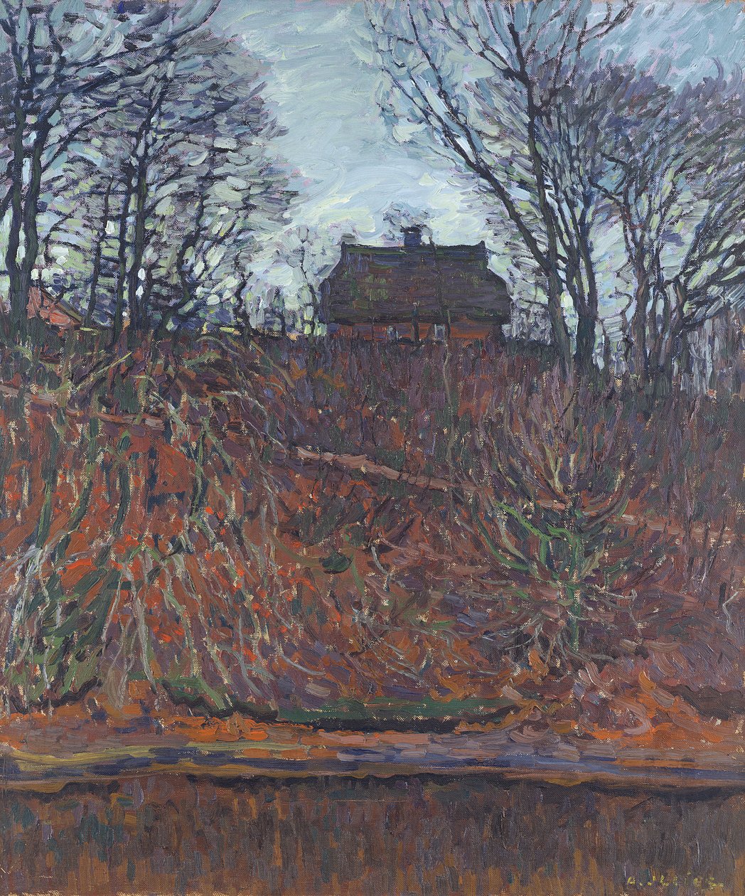 Ensamt hus av Karl Wilhelm Arthur Illies