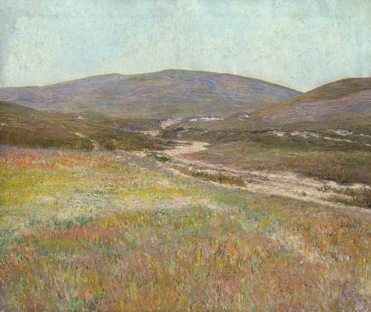 Valley nära Harburg av Karl Wilhelm Arthur Illies