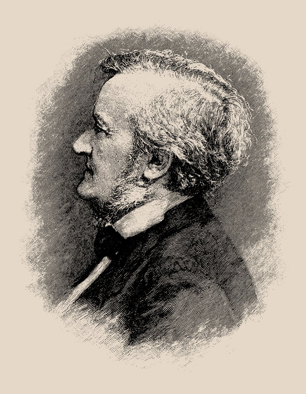 Porträtt av kompositören Richard Wagner 1813-1883, 1900-1910-talet. av Karl Wilhelm Diefenbach