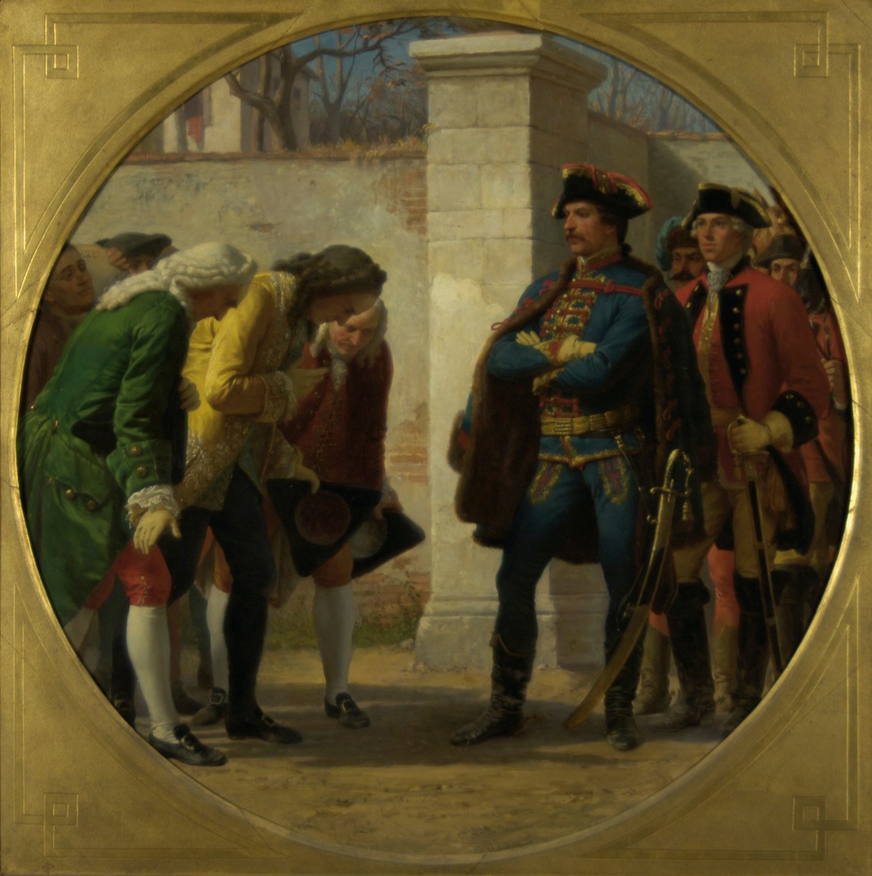 Attacken på Berlin 1757 av Karl von Blaas