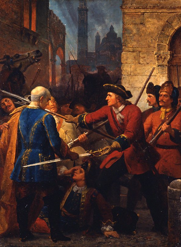Rådet av Cremona 1702 av Karl von Blaas
