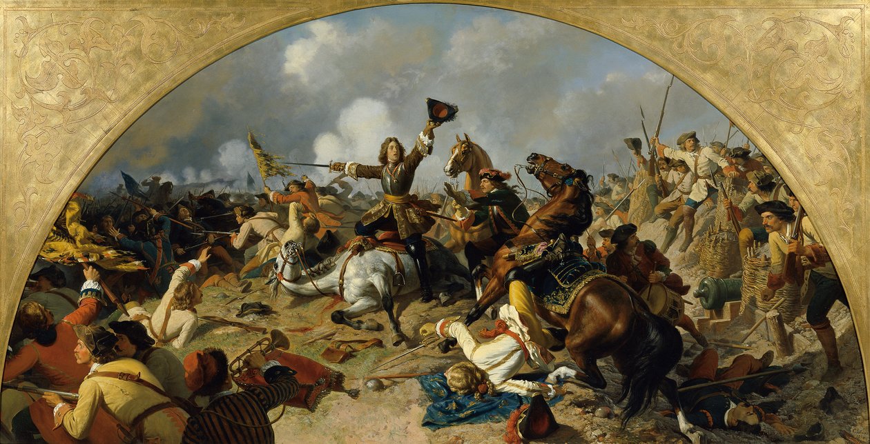 Slaget vid Turin 1706 av Karl von Blaas