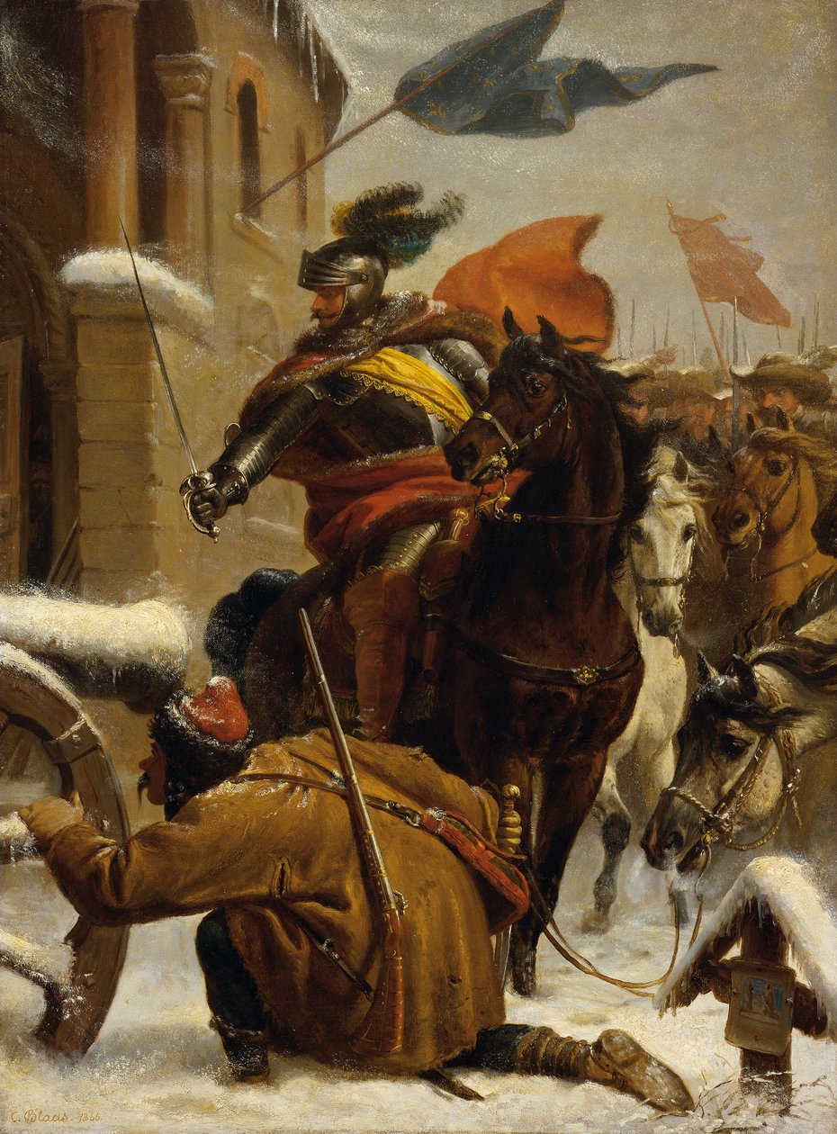 Johann de Werths räd nära Tuttlingen 1643 av Karl von Blaas