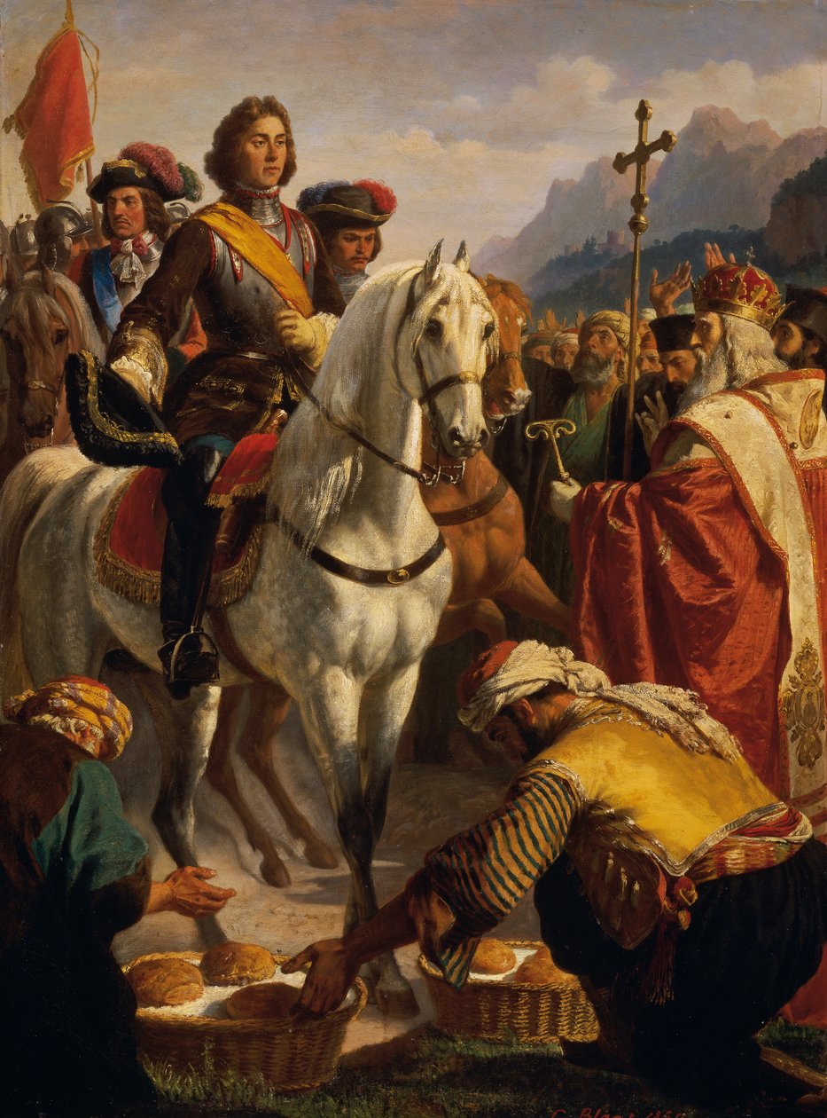 Prins Eugenes marsch till Bosnien 1697 av Karl von Blaas