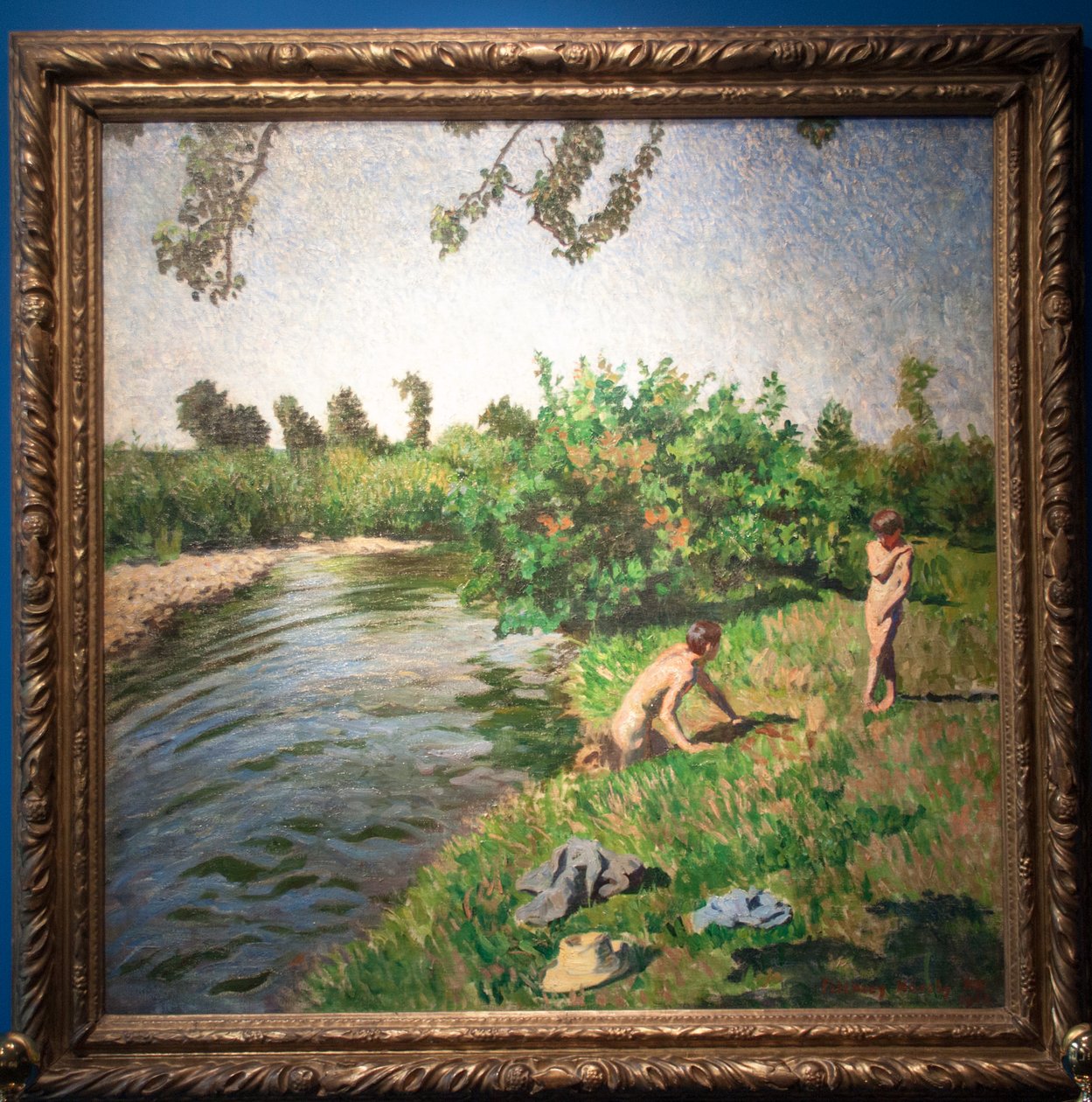  Furdozo fiuknEnglish: Bathing_boysn av Károly Ferenczy