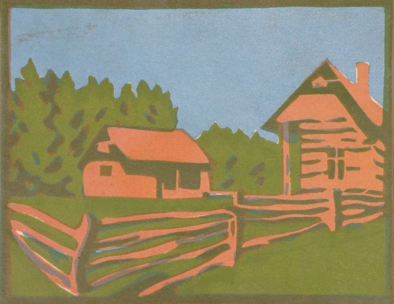 Farm in Izvora av Károly Ferenczy