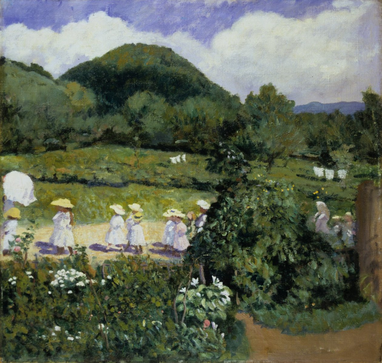 Summertime Picnic in May av Károly Ferenczy