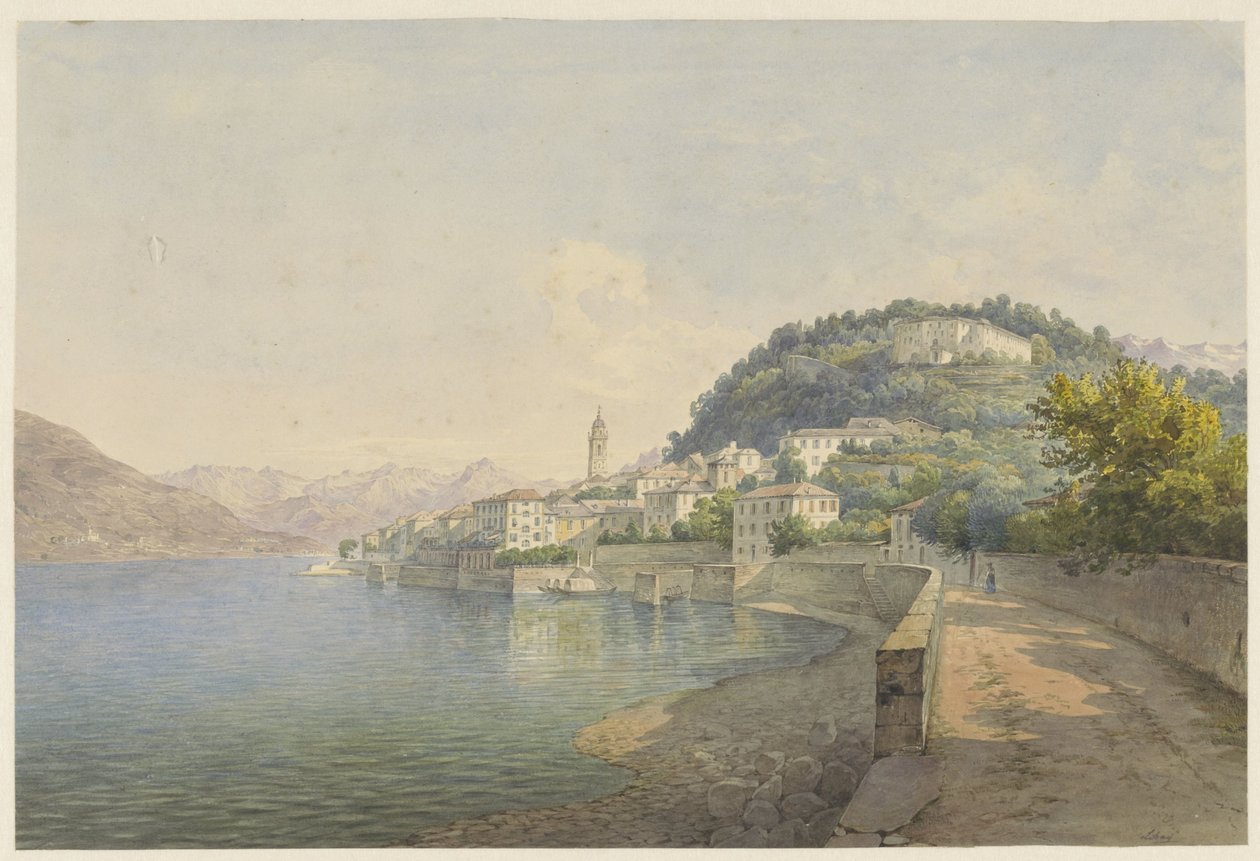 Bellagio vid Comosjön av Karoly Lajos Libay