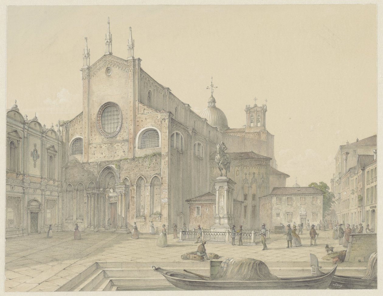 Venedig: S. Giovanni & Paolo av Karoly Lajos Libay