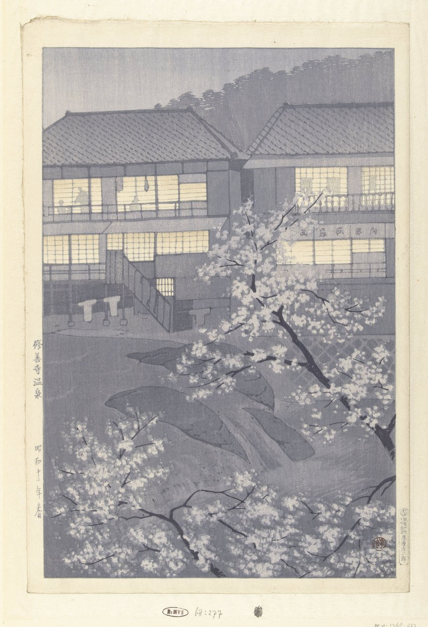 Shuzenjis varma källor Shuzenji onsen (titel på objekt) av Kasamatsu Shirô