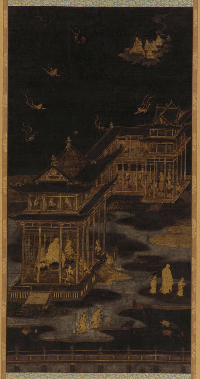 Paradise of Amida Buddha Amitabha, Heyan Period, 794-85. av Kasuga Kaishi