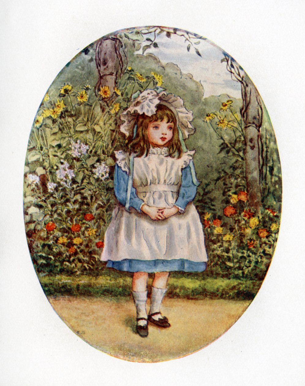 Joan Ponsonby, 1891 av Kate Greenaway. av Kate Greenaway