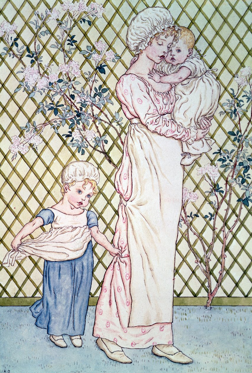 Mamma och barn av Kate Greenaway