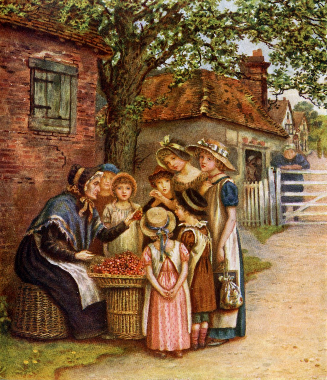 Körsbärskvinnan av Kate Greenaway. av Kate Greenaway