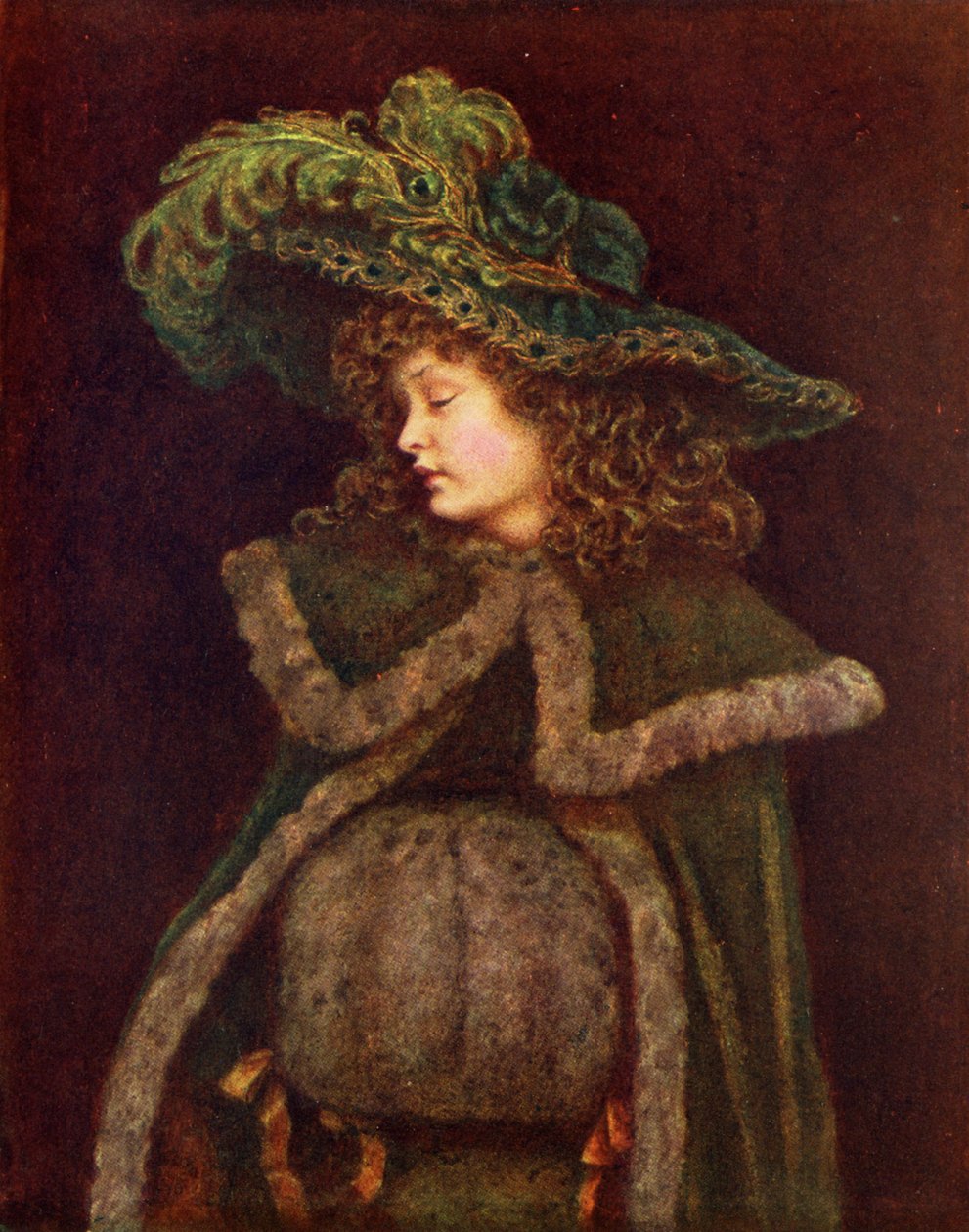 The peacock girl av Kate Greenaway. av Kate Greenaway