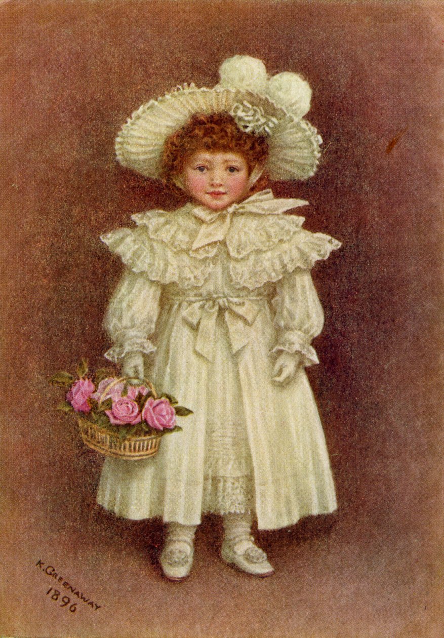 Vera Evelyn Samuel, 1896 av Kate Greenaway av Kate Greenaway