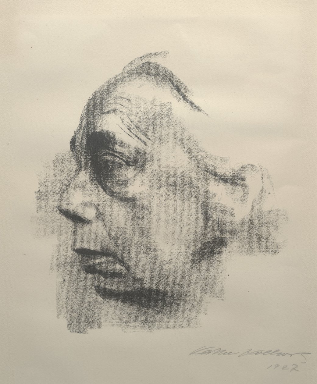 Självporträtt, 1927 av Käthe Kollwitz
