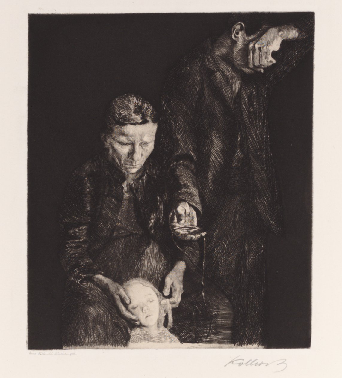 De förtryckta av Käthe Kollwitz