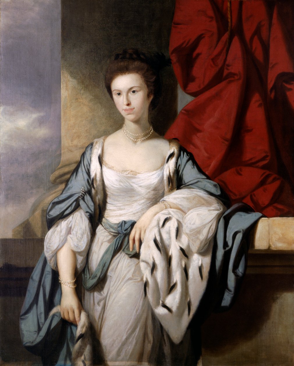 "Maria Constantina Trevor, grevinna av Suffolk", 1700-talet av Katherine Read