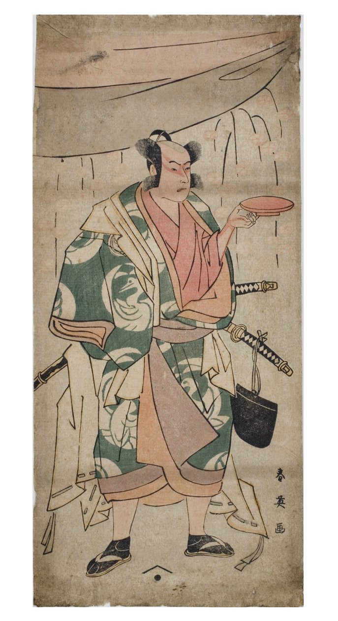 Skådespelare i karaktär, ca 1762-1800 (träblock på papper) av Katsukawa Shunei