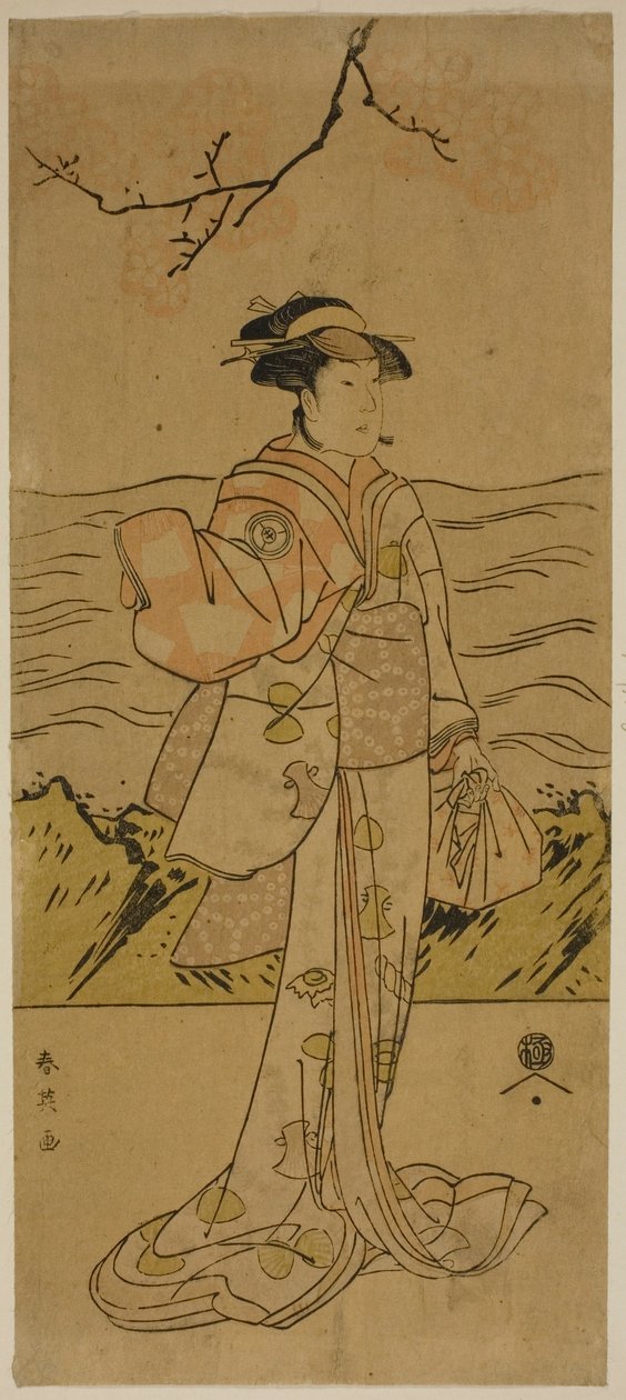 Skådespelaren Iwai Kiyotaro II av Katsukawa Shun