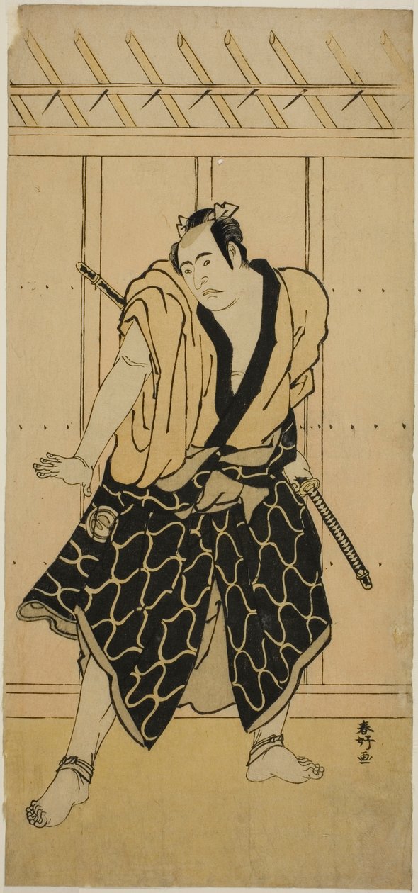 Soga no Dozaburo () - Skådespelaren Sawamura Sojuro III av Katsukawa Shunkо̄