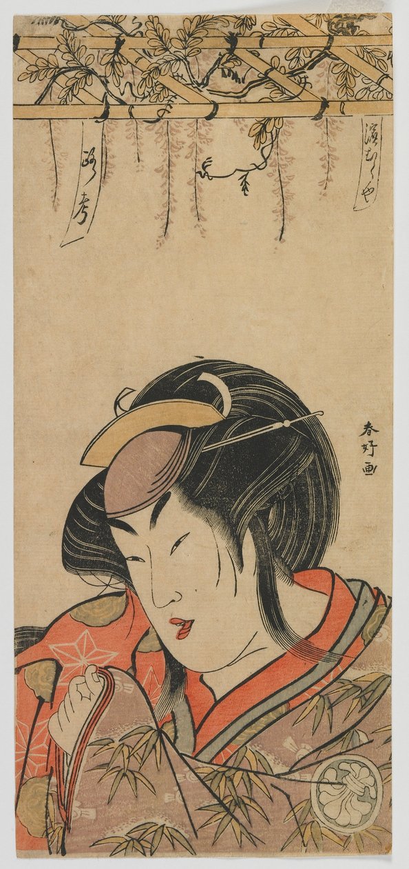 Hamamuraya Roko (bra hona av Segawa Kiku) Edo Perio d, 1780-talet av Katsukawa Shunko