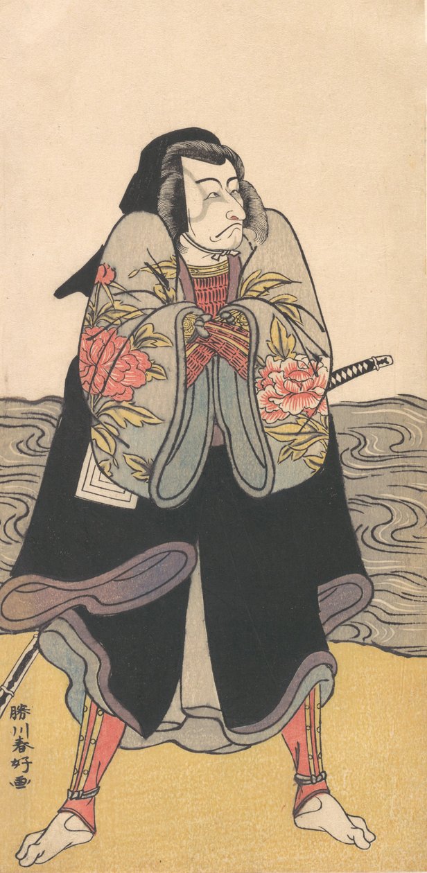 Ichikawa Dan Juro V, va? 1780. av Katsukawa Shunko