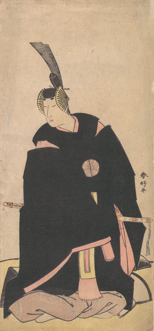 Skådespelaren Nakamura Tomijuro, ca. 1790. av Katsukawa Shunko
