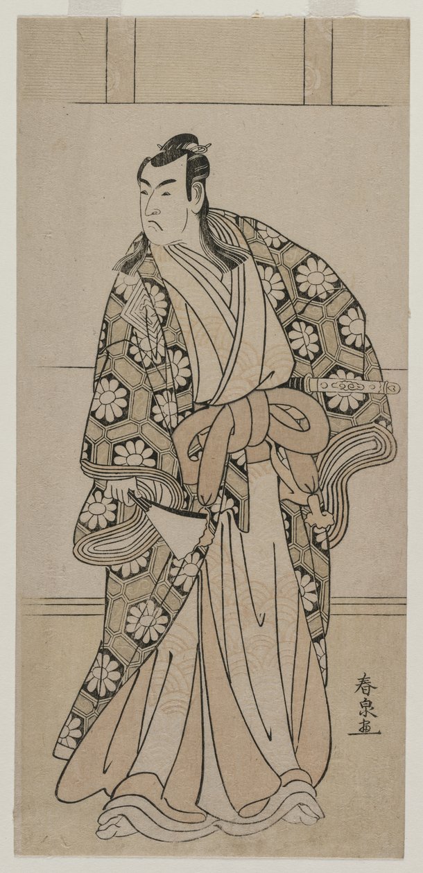 Ichikawa Monnosuke Good s Aord, 1780-talet. av Katsukawa Shunsen