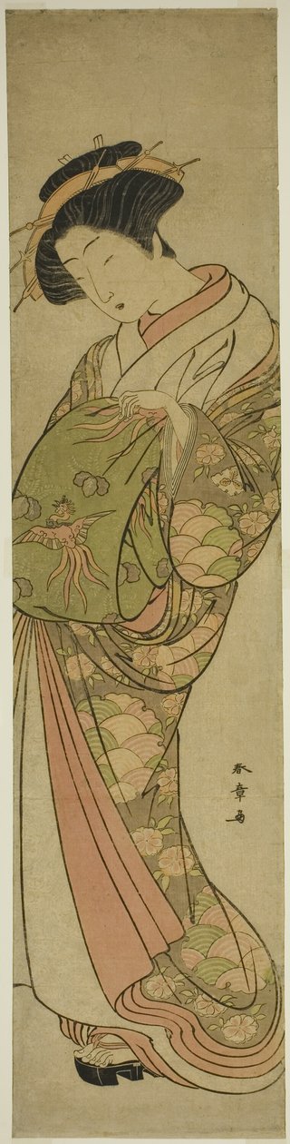 En kurtisan från Matsubaya House av Katsukawa Shunsho