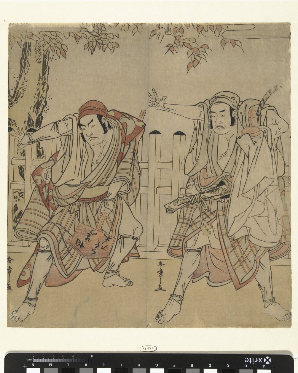 Skådespelare Otani Hiroji III i Otani Tomoemon av Katsukawa Shunsho