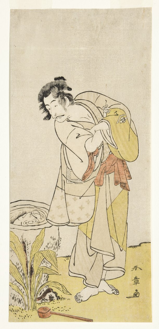 Ichikawa Dan Juro V från tea pay av Katsukawa Shunsho