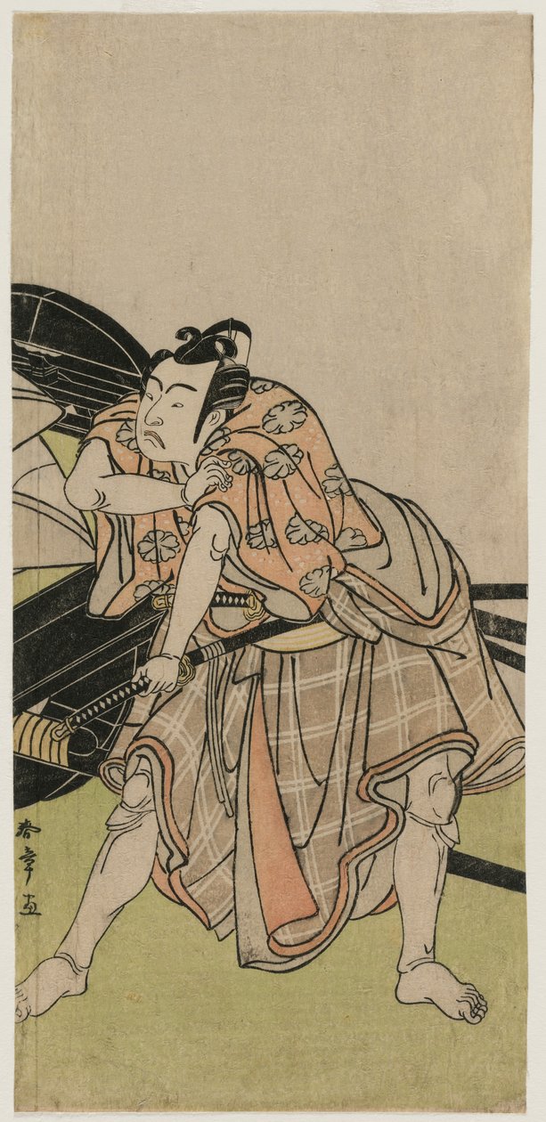Yaozo Ichikawa är bra som Sakuramaru av Katsukawa Shunsho