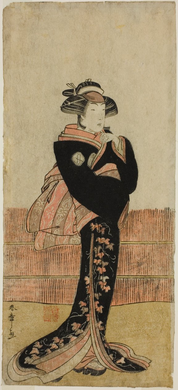 Skådespelaren Azuma Tozo III i en oidentifierad roll av Katsukawa Shunsho