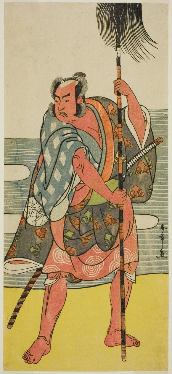Ichimura Uzaemon Ichimura Ichimura Ichimura Ichimura Ichimura Uzaemon Ichimura Ichimura Ichimura Te Pay Old Man Snow Model 1781 av Katsukawa Shunsho