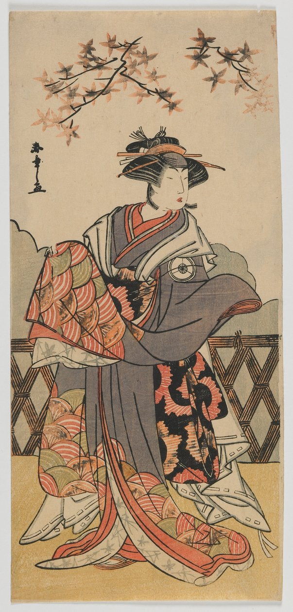 Skådespelaren Iwai Hanshiro IV, Edo-perioden, sent 1780-tal (trätryck i färg) av Katsukawa Shunsho