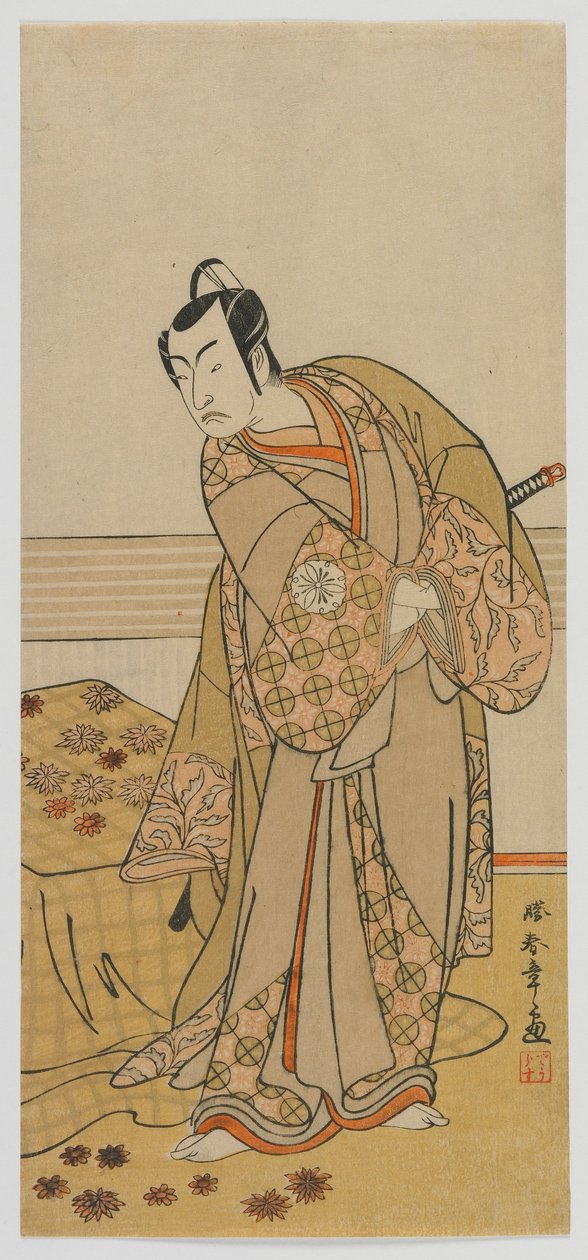 Skådespelaren Matsumoto Koshiro IV, Edo-period, sent 1770-tal (trätryck i färg) av Katsukawa Shunsho