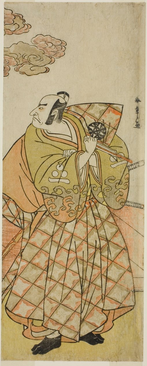 Skådespelaren Nakamura Nakazo I som Watanabe no Tsuna i pjäsen Shitenno Tonoi no Kisewata, framförd på Nakamura Theatre i den elfte månaden, 1781 av Katsukawa Shunsho