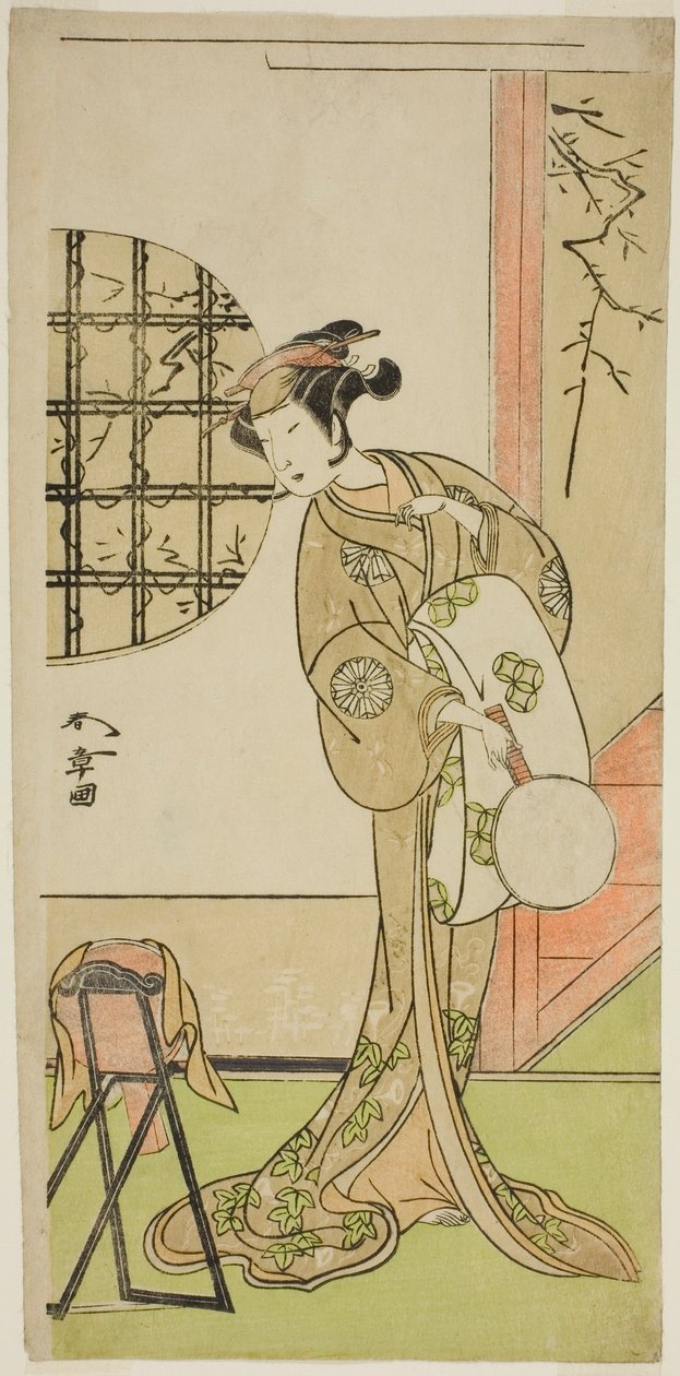 Skådespelaren Nakamura Noshio I i en oidentifierad roll av Katsukawa Shunsho