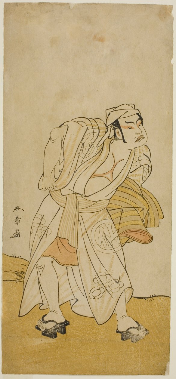Skådespelaren Nakamura Sukegoro II i en oidentifierad roll av Katsukawa Shunsho
