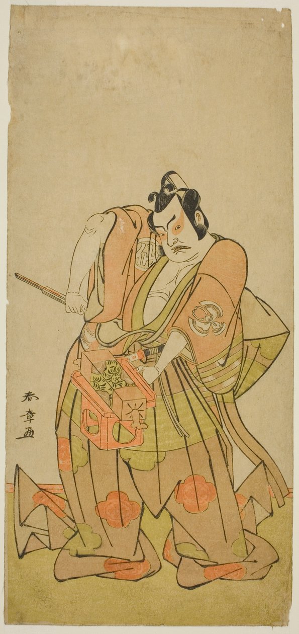 Skådespelaren Nakamura Sukegoro II i en oidentifierad roll av Katsukawa Shunsho