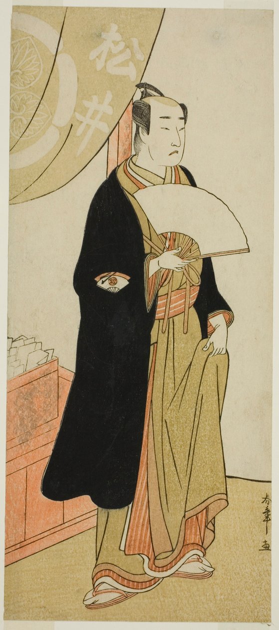 Skådespelaren Onoe Matsusuke I i en oidentifierad roll av Katsukawa Shunsho
